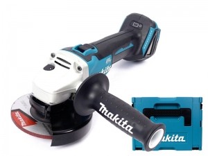 MakitaDGA506ZJ18VLi-IonAccuHaakseSlijperBodyInMbox-125mm-Koolborstelloos-Softstart