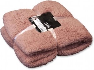 Plaidteddyl200b150cmoudrozeUniqueLiving-Uniqueliving