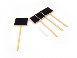 PlaatetikettenvanFSChout6x86cminclusiefkrijtje4stuksNature-Nature