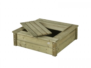 Zandbak100x100cmmetdekselTalenBuitenmeubelen-Talenbuitenmeubelen