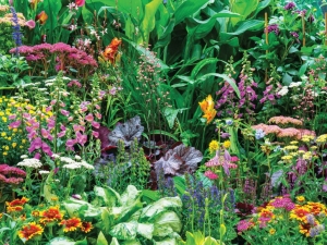 Bloemenmix70x50cmTuinschilderijCustomize-it-Customizeit