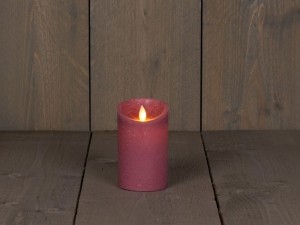 Botkaarswaxrustiekbewegendevlam75x125cmantiekroze3xaaatimer-Annascollection