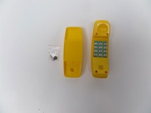 Telefooninkunststof210x70mminclschroevengeelHermic-Hermic