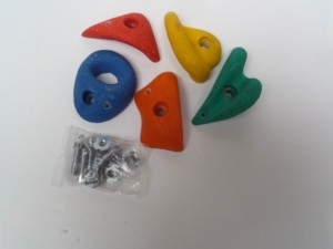 Klimstenensetvan5stuksgeel-rood-blauw-oranje-groenafmeting143x143mmHermic-Hermic