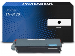 PrintAbouthuismerkTonerTN-3170ZwartGeschiktvoorBrother