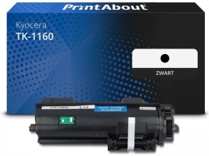 PrintAbouthuismerkTonerTK-1160ZwartGeschiktvoorKyocera