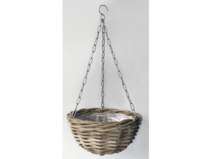 HangingBasketRotanAntiqueGreyD40cmVanderLeeden-Vanderleeden