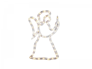 Konstsmidevenstersilhouetledengelwit50x33cmKonstsmide-Konstsmide