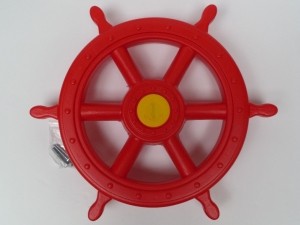 Piratenstuurdiam300mminclschroevenrood-Hermic