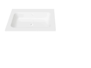 WastafelGlissDesignAsia0Kraangaten60cmGlansWit