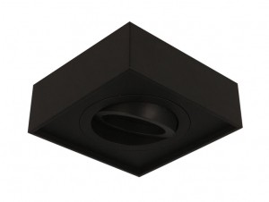 InbouwspotHoogVierkantKantelbaarMatZwart