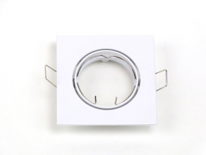 InbouwspotAluminiumWitVierkantKantelbaar