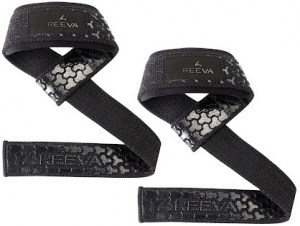 ReevaLiftingStrapsUltraGrip-Zwart