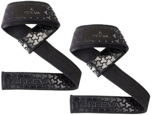 ReevaLiftingStrapsUltraGrip-Zwart
