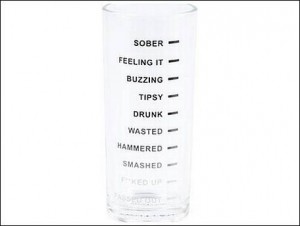Drinkjelammeterglas