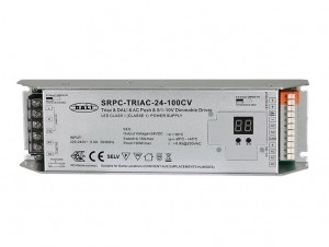 LEDTransformator24VTRIACDimbaarMax100Watt4-in-1DaliPro