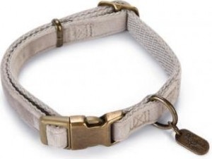 DesignedbyLotteVelura-Hondenhalsband-Fluweel-Grijs-26-40cmx15mm