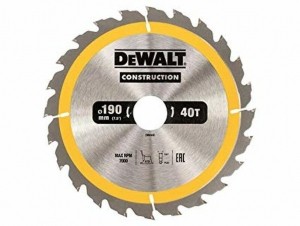 DeWALTDT1945Cirkelzaagblad-190X30X40T-HoutEnNon-ferroMetaal