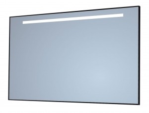 SanicareQmirrorLEDspiegelmetzwarteomlijsting75x70cm