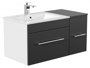 SaniclearFortunaBadkamermeubel90zwart