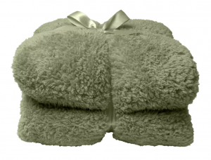 Plaidteddy200x150cmteagreenUniqueLiving-Uniqueliving