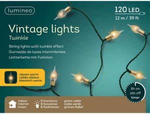 Ledvintagelight12meter120LEDgroenklassiekwarmLumineo-Lumineo