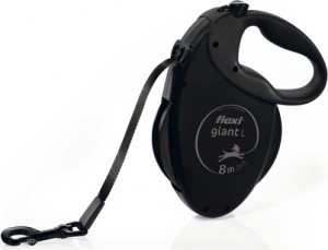 FlexiGiantBlackEdition-Hondenriem-Band-Zwart-L-8M