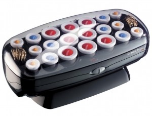 BabylissPROKrulset-Ceramic-rollersmetfluwelenbekledingZwart400W