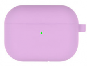 Goospery-HoesgeschiktvoorAirpodsProCase-Siliconenbeschermhoesmetopdruk-Paars