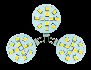 Set3xLedG4Steeklampen2Watt-2700K-Trafo
