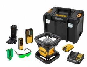 DeWALTDCE079D1G18VRotatieLaserSetInclOntvangerInKoffer-Groen-76m-IP67