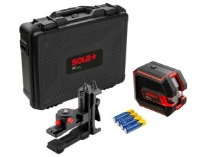SolaKruislijnlaserX2GreenPROFESSIONALSetInKoffer-Groen-30m-2Lijnen-IP54