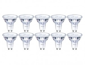 PhilipsCoreProLEDspot5-50WGU1036DExtraWarmWitDimbaar10-Pack