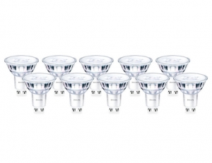 PhilipsCoreProLEDspot46-50WGU1036DExtraWarmWit10-Pack