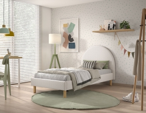 BedMoonBoucl90x200cm-Wit