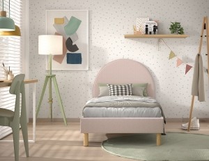 BedMoonBoucl90x200cm-Roze