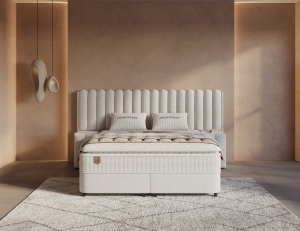 OpbergboxspringImperialXLincl2nachtkasten-Beige