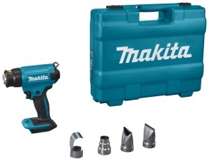 MakitaDHG180ZK18VLi-ionAccuHeteluchtpistoolBodyMetAccessoiresInKoffer