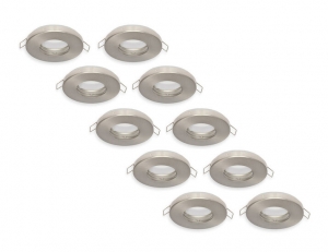 InbouwspotRondWaterdichtIP44Satijn10-Pack