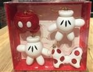 Ornamentglasmickeyl12cm4stKurtSAdler-Kurtsadler