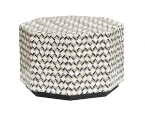 TowerLivingBijzettafelBrendolaBoneinlay60x60cm-Beige-Rond