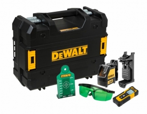 DeWALTDW0887100KruislijnlaserSetInclAfstandsmeterInKoffer-Groen-2x15m-IP40