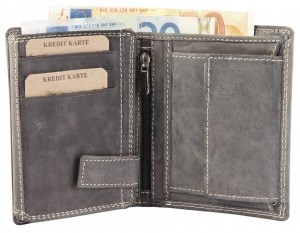 LerenportemonneeGrijsAkzentherenUsedLook