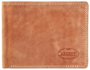 HerenportemonneeLeerAkzentBruinUsedLook