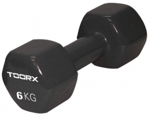 ToorxVinylDumbbell-PerStuk-6kg-Zwart