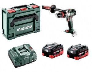 MetaboSB18LTXBLQI18VLi-ionAccuKlopboormachineSet2X55AhAccuInMetaBOX-Koolborstelloos