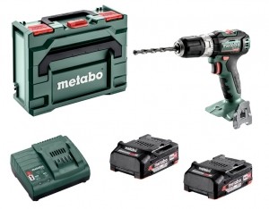 MetaboSB18LBL18VLi-IonAccuKlopboormachineSet2x20AhAccuInMetaBOX-Koolborstelloos