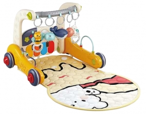 EcoToysGeel3-in-1SpeelkleedenLoopwagen