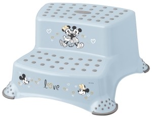 KeeeperMickeyMouseLichtblauw2TredenOpstapje