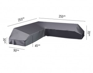 Loungesetplatformhoes255x255x90xH304570cm-Aerocover